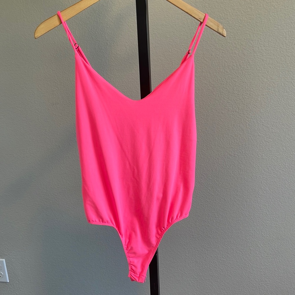 Celebrity Pink Neon Bodysuit